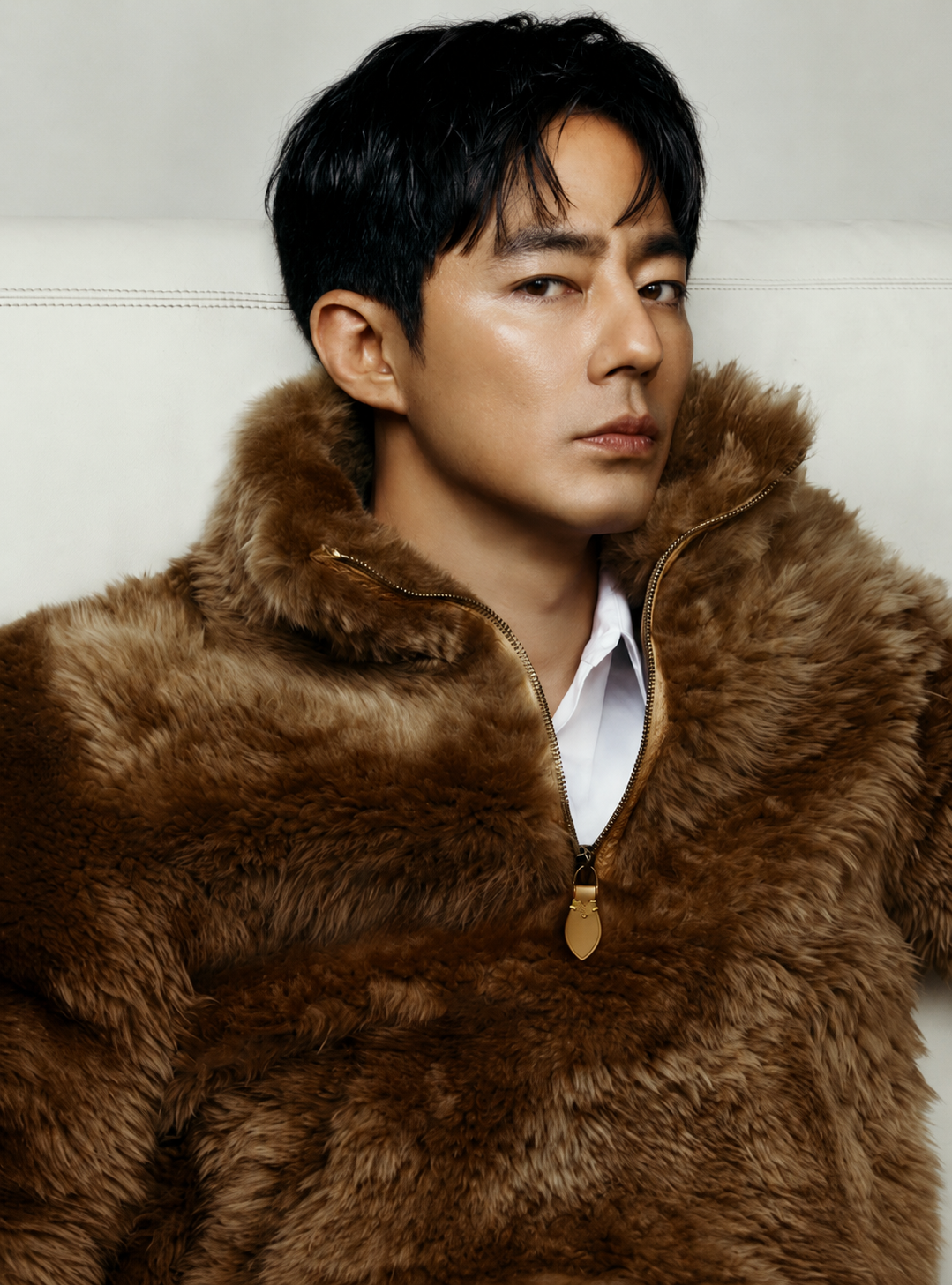 Zo In Sung Hope Brown Fur Coat - Image 1